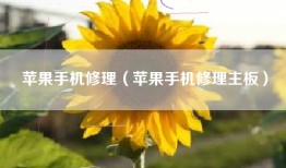 苹果手机修理（苹果手机修理主板）